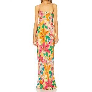 NEW AMANDA UPRICHARD janeiro maxi dress in botanico